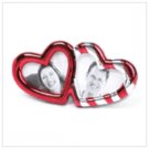 #36609 Red Stripes Hearts Photo Frame