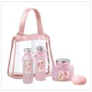 #36384 Rose Bath Set In Pink Bag