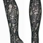 Black Lace Fishnet Tights Stockings Vintage Women Hosiery