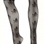 Skull Pattern Mock Suspeder Lace Tights Ladies Fishnet Stockings Women Hosiery Accessories