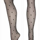 Heart Mock Stockings Pattern Sheer Tights Fashion Lingerie Christmas Hosiery Pantyhose