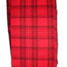 Red Tartan Check Color Printed Patterned Tights Stockings