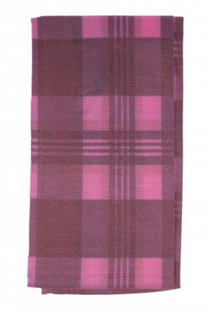 Pink Tartan Check Color Printed Patterned Tights Stockings