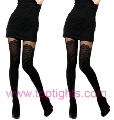 Mock Stockings Stocking Tights Thigh High Lingerie Hosiery Pantyhose Lingerie
