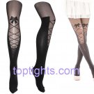 Thigh High Boots Over the Knee Print Tights Hosiery Stockings