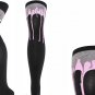 Glitter Melting Print Tights Fairy Kei Kawaii Black Full Length
