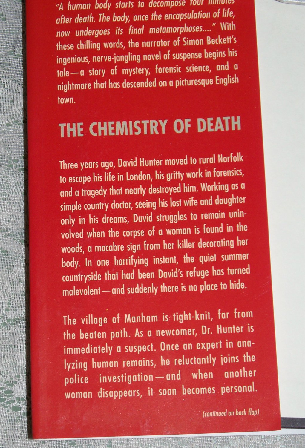 chemistry of death book review