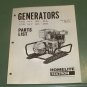 Homelite Generators, Parts List, Part No. 24717, Models 119HY35-2A & 2B