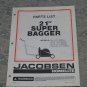 Homelite Jacobsen Parts List 21" Super Bagger Models part no. JA-99018-4