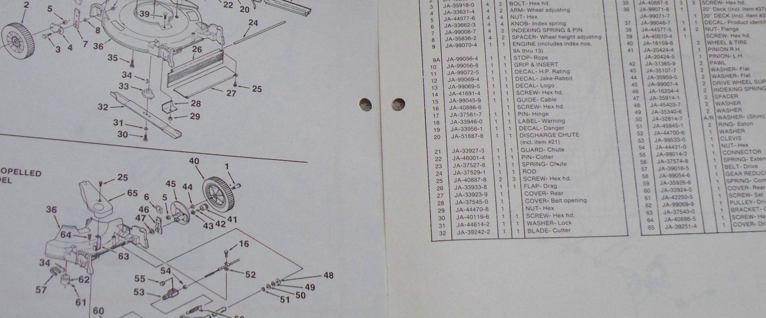 Jacobsen Parts