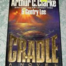 Cradle A Novel Arthur C. Clarke & Gentry Lee 1st print 1988 Warner Books hc/dj