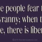 Thomas Jefferson Government Quote 2 Bumper Sticker