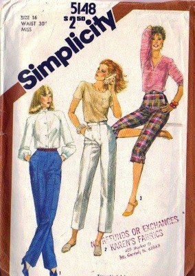 Capri Pants Pattern | eBay