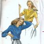 Misses Tucked Blouse Sewing Pattern Butterick 3337 Size 10 Uncut
