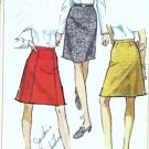 Misses Skirt 60s Vintage Sewing Pattern Simplicity 7995 Waist 24