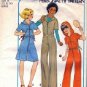 Simplicity 8093 Girl Hooded Pantdress, Jumpsuit Sewing Pattern 12, 14