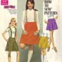 Simplicity 8363 Misses 60s Skirt, Suspenders Sewing Pattern Size 10