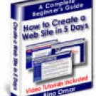 How to create a website in 5 days