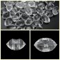 72pcs 24L Clear Crystal Rhinestone White Marquise Buttons 6 dozen