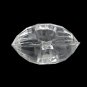72pcs 24L Clear Crystal Rhinestone White Marquise Buttons 6 dozen