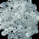 Lot 72 pcs 18L White 2 Hole Buttons