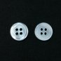 Lot 72 pcs 18L White 2 Hole Buttons