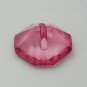 Lot 24 pcs 24L Clear CrystalRhinestone Pink-Red Octagon Buttons