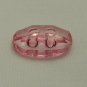 Lot 24 pcs 24L Clear Crystal Light Pink Oval 2 Hole Buttons