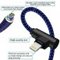 20 PACK 6ft 90 Degree Angle Fast Charging Cable Quick Charger Charge Power Cord