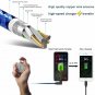 20 PACK 6ft 90 Degree Angle Fast Charging Cable Quick Charger Charge Power Cord