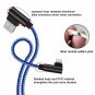 3 PACK 6ft 90 Degree Angle Fast Charging Cable Quick Charger Charge Power Cord