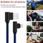 3 PACK 6ft 90 Degree Angle Fast Charging Cable Quick Charger Charge Power Cord