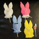Crochet Bunny Sucker Covers