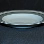RALPH LAUREN China Silk Ribbon Slate Rim Soup Bowl Plate New