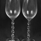 WEDGWOOD Vera Wang Crystal Orient Iced Beverage Glass Set/2 New