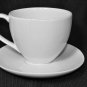 DIANE VON FURSTENBERG DVF Pebblestone White Tea Coffee Cup/Saucers Set/4 New