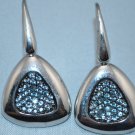 ROBERTO COIN Sterling Silver Blue Topaz Earrings Capri Plus New ROBERTO COIN Sterling Silver Blue Topaz Earrings Capri Plus New