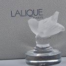 LALIQUE Paperweight Rossignol Frosted Crystal Collectible NIB