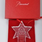 BACCARAT Crystal Christmas Ornament Noel Candle 2012 France NIB