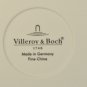 VILLEROY & BOCH White Large Square Dinner Plate 9.4" Set/4 New