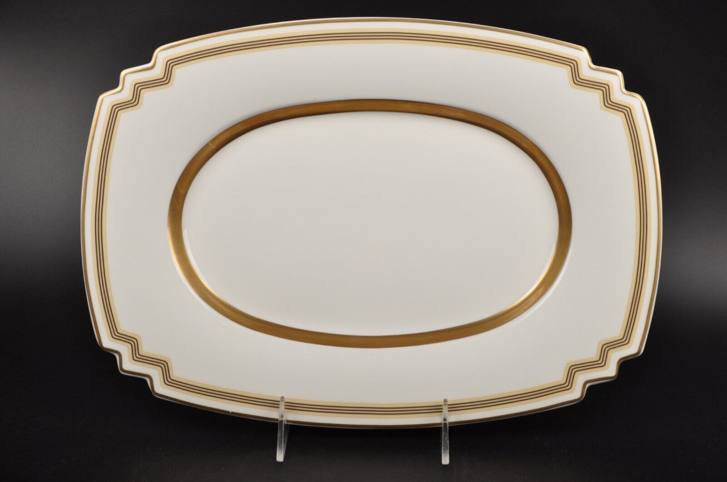 VILLEROY & BOCH Bone China Vivian Rectangular Serving Platter 13" New