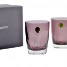 WATERFORD Crystal Shale Tumbler Amethyst Set/2 NIB