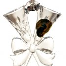 WATERFORD Crystal Lismore Toasting Flute 2010 Christmas Ornament NIB