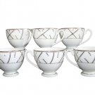 WATERFORD Fine China Merrill Tea Cup Set/6 New