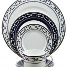 WEDGWOOD Vera Wang With Love Nouveau Indigo 5 Piece Place Setting Dinnerware NIB