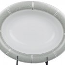 WEDGWOOD Shagreen Jade Open Oval Vegetable Serving Bowl Dinnerware New