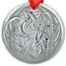 LALIQUE Crystal Noel Entrelacs Christmas Ornament 2017 Clear France NIB