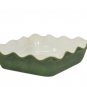 EMILE HENRY Square Ruffled Baking Dish Green Olive  9.5" France  New