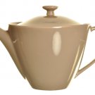 DIANE VON FURSTENBERG DVF Home Smoke Taupe Teapot Tea Pot Serverware New