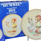 HUMMEL GOEBEL Goose Girl Annual Christmas Plate 1974 Edition Collectible MIB